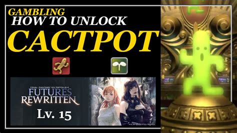 FFXIV Unlock Jumbo Cactpot .